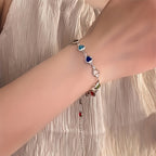Bracciale unico a forma di cuore