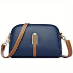 Borsa a Spalla con Texture Lychee Donna