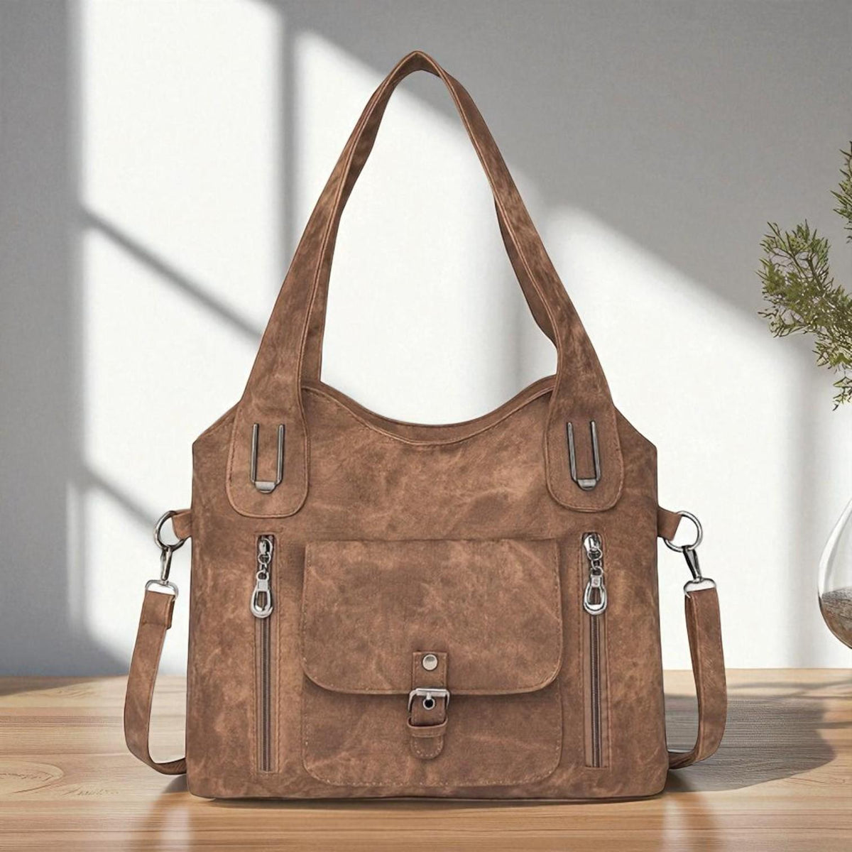 Borsa a Mano Classica con Tracolla Donna