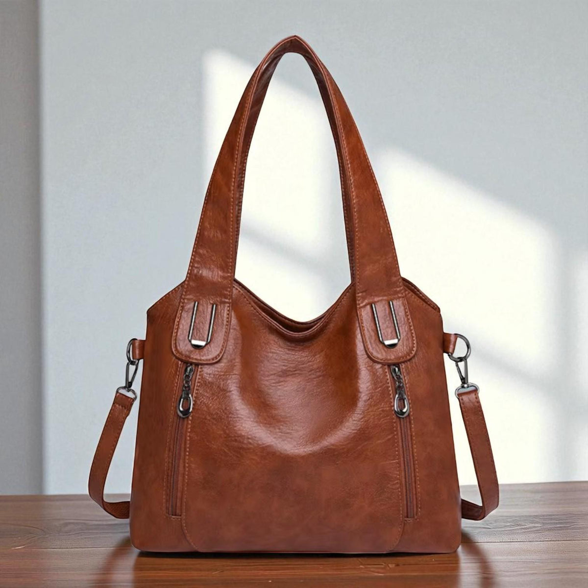 Borsa Tote Retrò per Documenti Donna