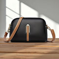 Borsa a Spalla con Texture Lychee Donna