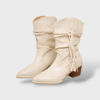 Stivaletti Western con Frange Donna