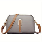 Borsa a Spalla con Texture Lychee Donna