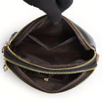 Borsa a Spalla con Texture Lychee Donna