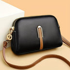 Borsa a Spalla con Texture Lychee Donna