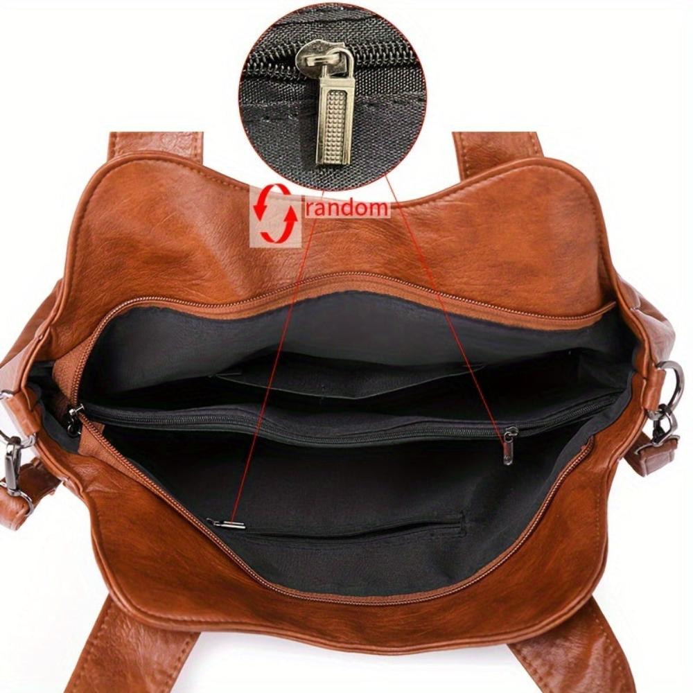 Borsa Tote Retrò per Documenti Donna