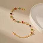 Bracciale unico a forma di cuore