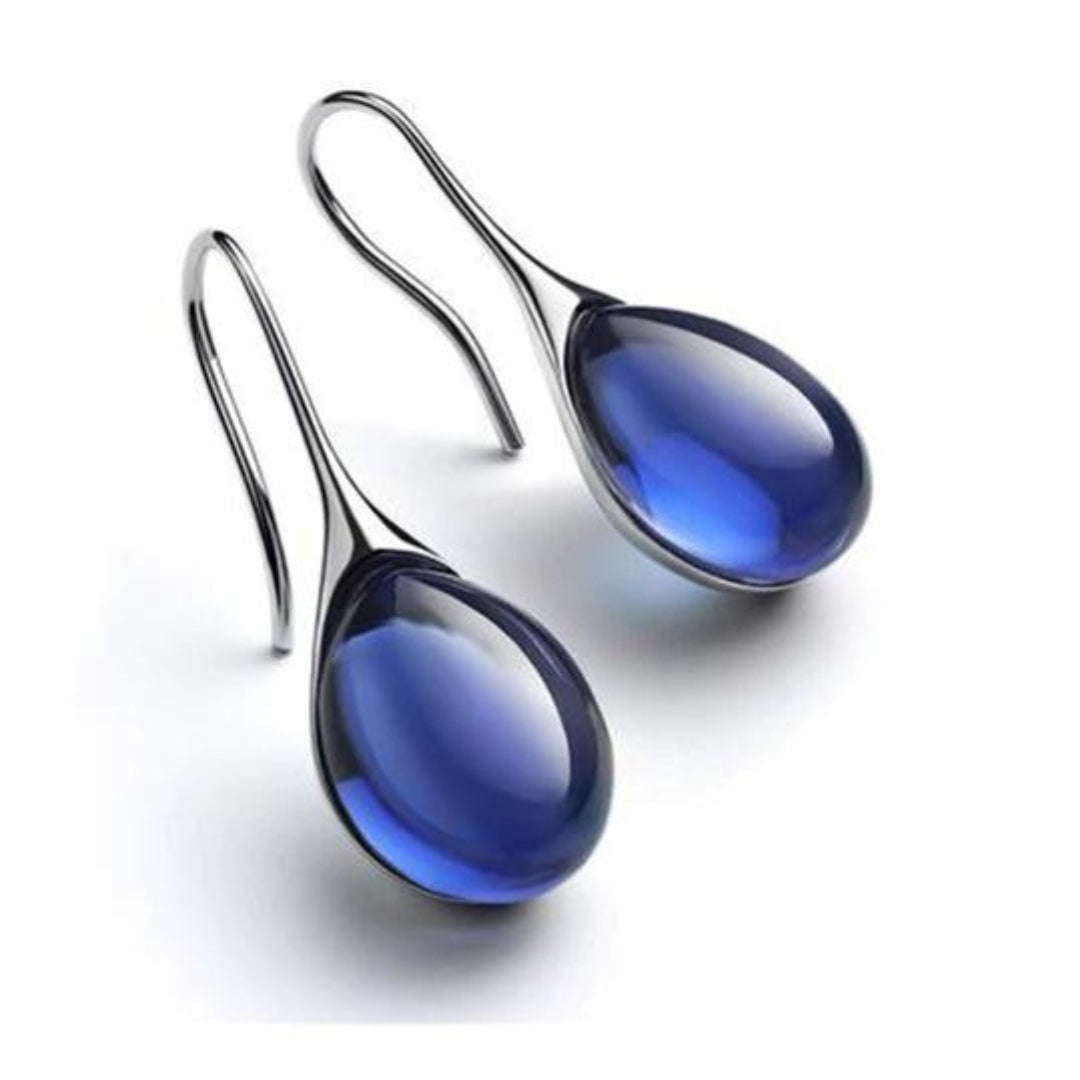 Orecchini pendenti chic con cristalli