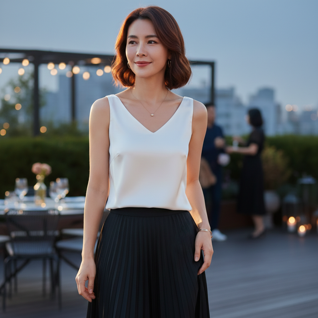TOP DRAPPEGGIATO SCOLLO V – STILE E COMFORT TUTTO IL GIORNO