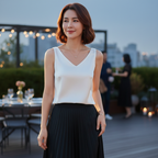 TOP DRAPPEGGIATO SCOLLO V – STILE E COMFORT TUTTO IL GIORNO
