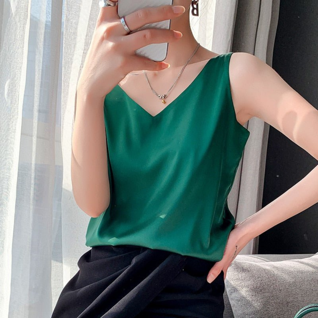 TOP DRAPPEGGIATO SCOLLO V – STILE E COMFORT TUTTO IL GIORNO