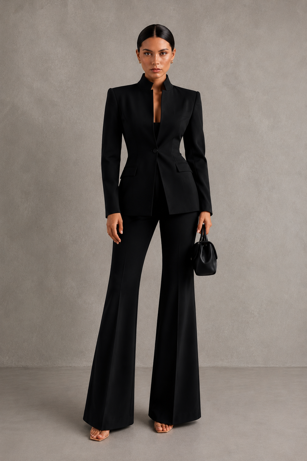 COMO - Completo Elegante con Blazer e Pantalone Palazzo Donna