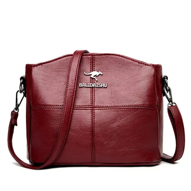 Borsa Tote e Crossbody in Pelle Ricamata Donna