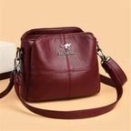 Borsa Tote e Crossbody in Pelle Ricamata Donna