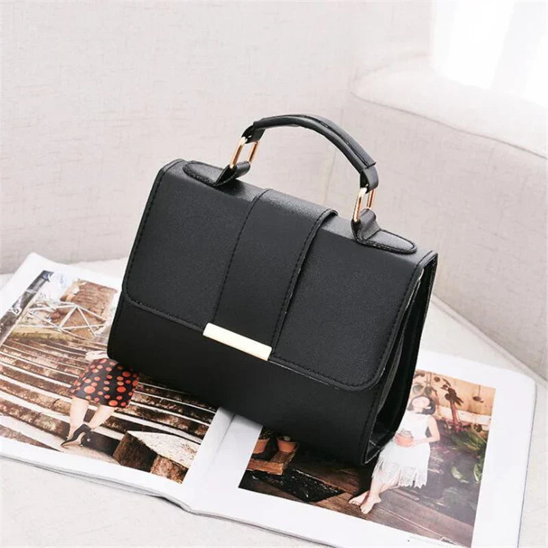 Borsa a Spalla Chic Retrò in Pelle PU Donna