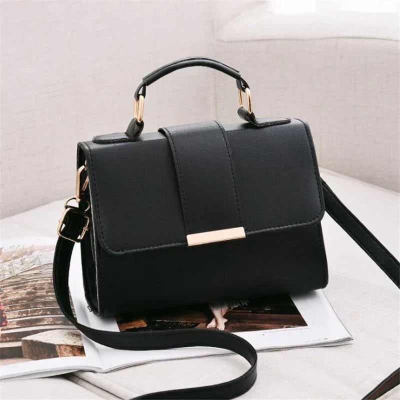 Borsa a Spalla Chic Retrò in Pelle PU Donna