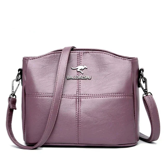 Borsa Tote e Crossbody in Pelle Ricamata Donna