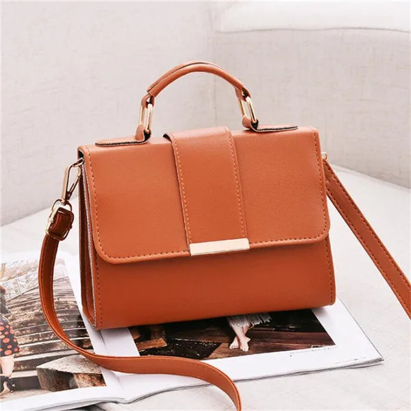 Borsa a Spalla Chic Retrò in Pelle PU Donna
