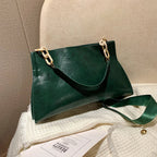 Borsa a Spalla in Pelle Morbida Grande Capacità Donna