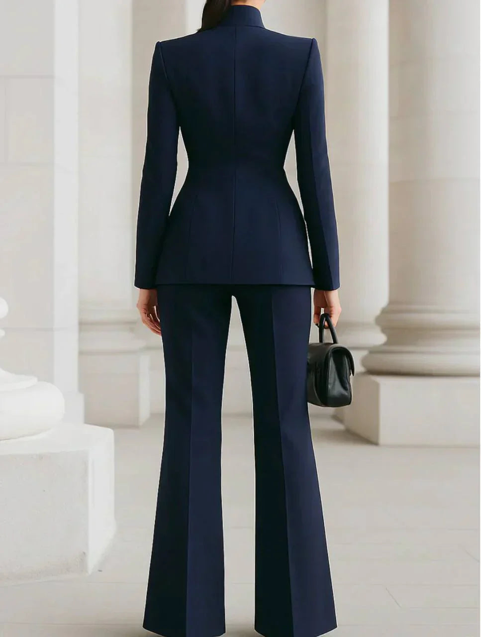 COMO - Completo Elegante con Blazer e Pantalone Palazzo Donna