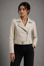Giacca Biker Oversize Donna