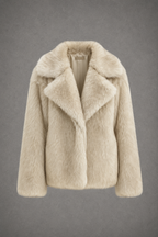 Cappotto Oversize in Pelo Sintetico Donna