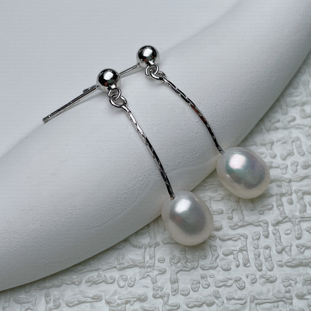 Orecchini con perla elegante