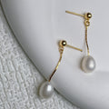 Orecchini con perla elegante