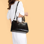 Set Borsa e Portafoglio in Pelle Donna