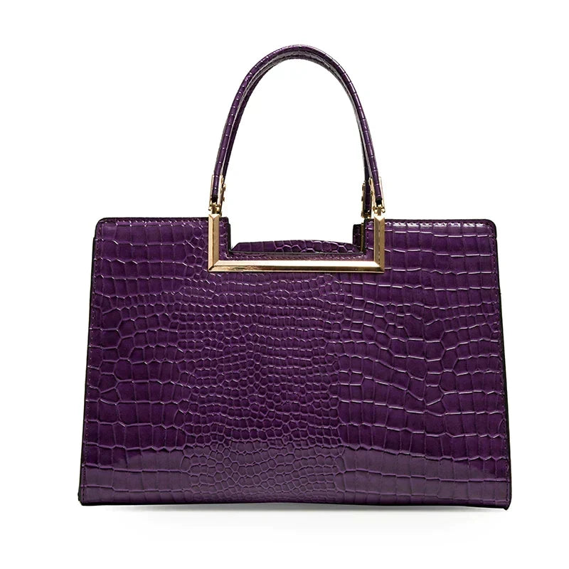 Set Borsa e Portafoglio in Pelle Donna