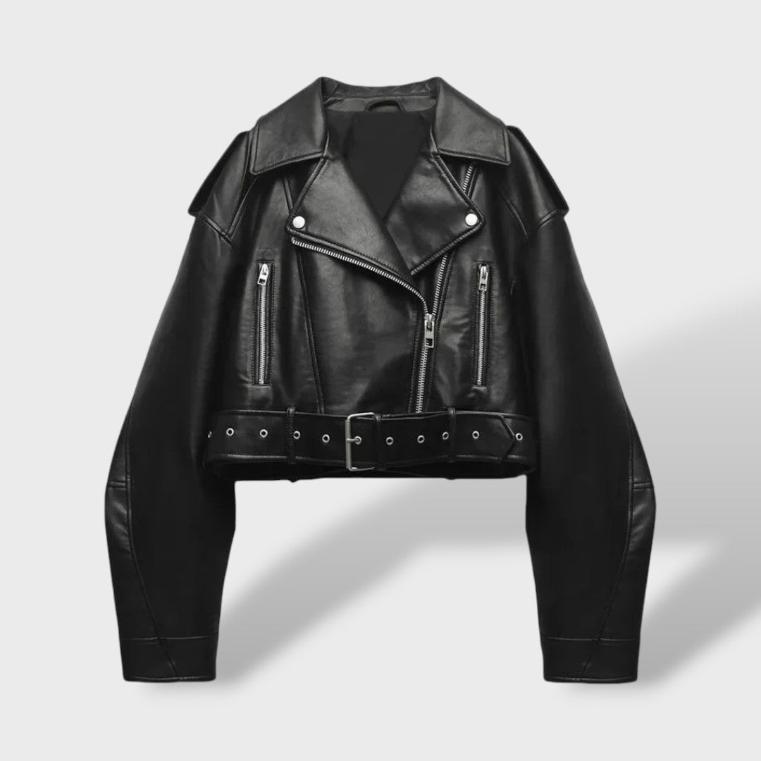 Giacca Biker Oversize Donna
