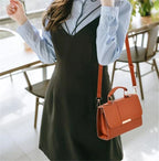 Borsa a Spalla Chic Retrò in Pelle PU Donna