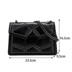 Borsa a Spalla Elegante in Pelle PU Donna