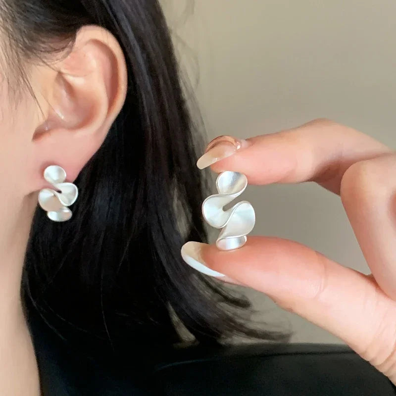 Orecchini in argento e oro 18K