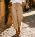 Pantalone in Lino Leggero Donna
