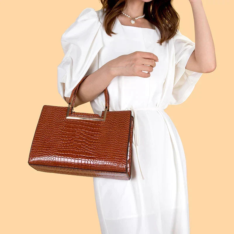 Set Borsa e Portafoglio in Pelle Donna
