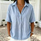 CAMICIA POLO LINO – IL COMFORT CHE PARLA MEDITERRANEO