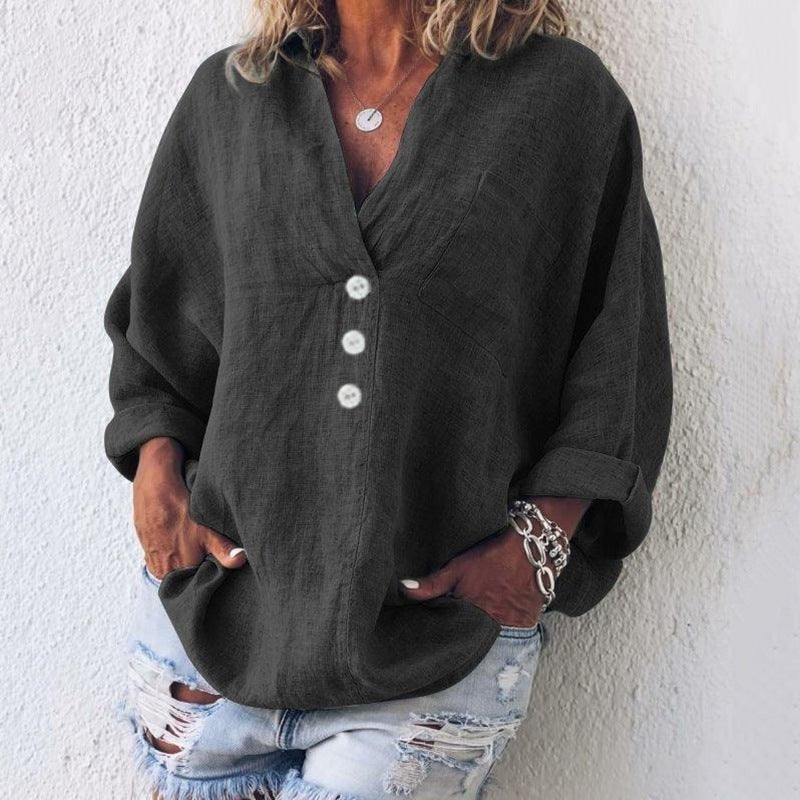 CAMICIA LINO OVERSIZE – LA LIBERTÀ CHE VESTE BENE