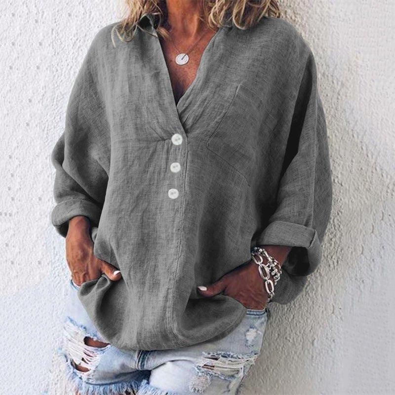 CAMICIA LINO OVERSIZE – LA LIBERTÀ CHE VESTE BENE