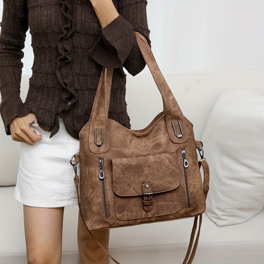 Borsa a Mano Classica con Tracolla Donna