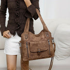 Borsa a Mano Classica con Tracolla Donna