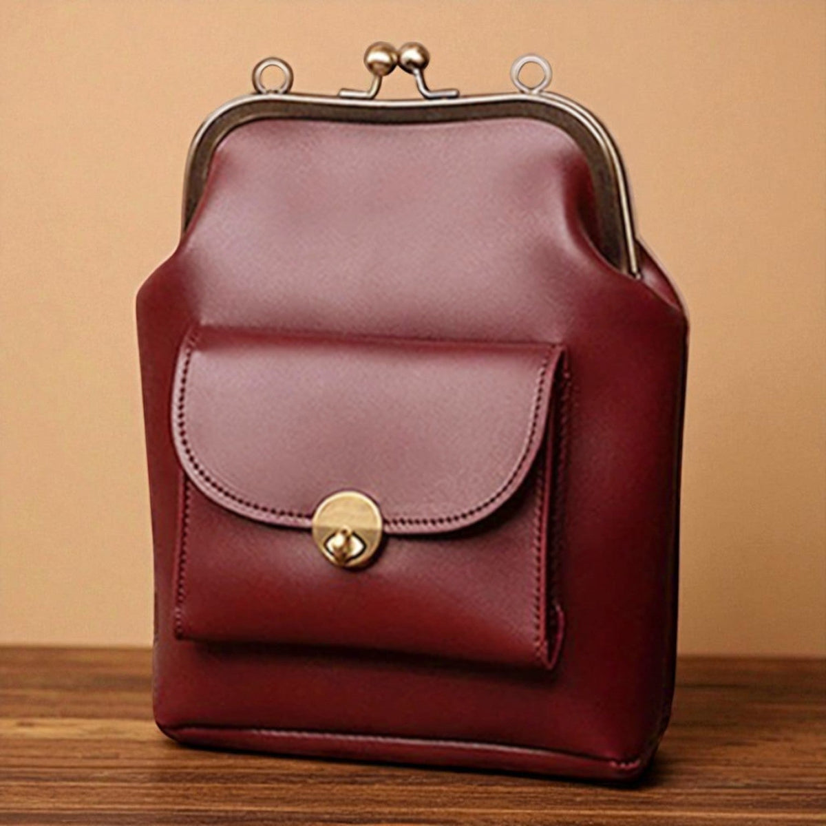 Borsa Vintage Elegante Stile Rétro Donna