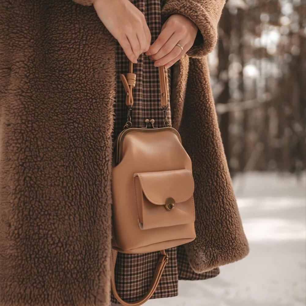 Borsa Vintage Elegante Stile Rétro Donna