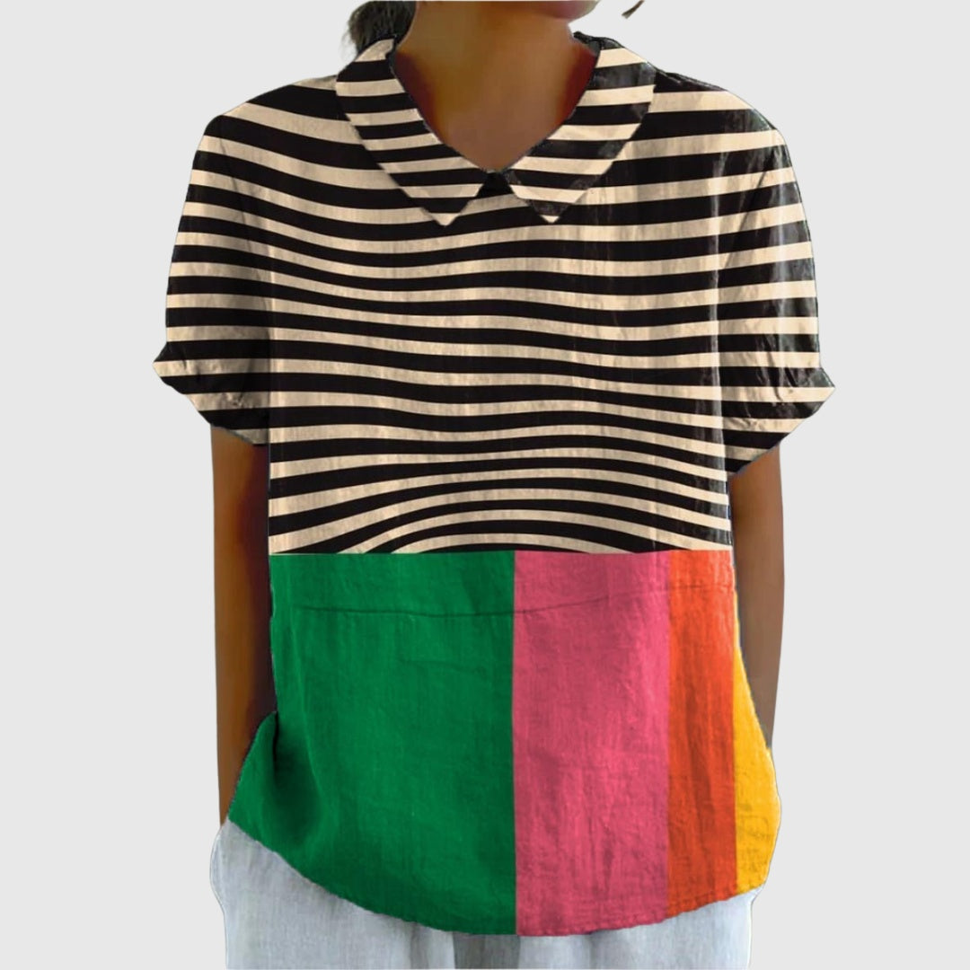 CAMICIA OVERSIZE COLOR BLOCK – IL MIX MODERNO CHE OSA