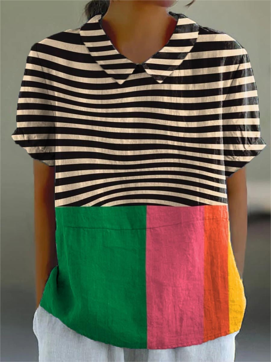 CAMICIA OVERSIZE COLOR BLOCK – IL MIX MODERNO CHE OSA