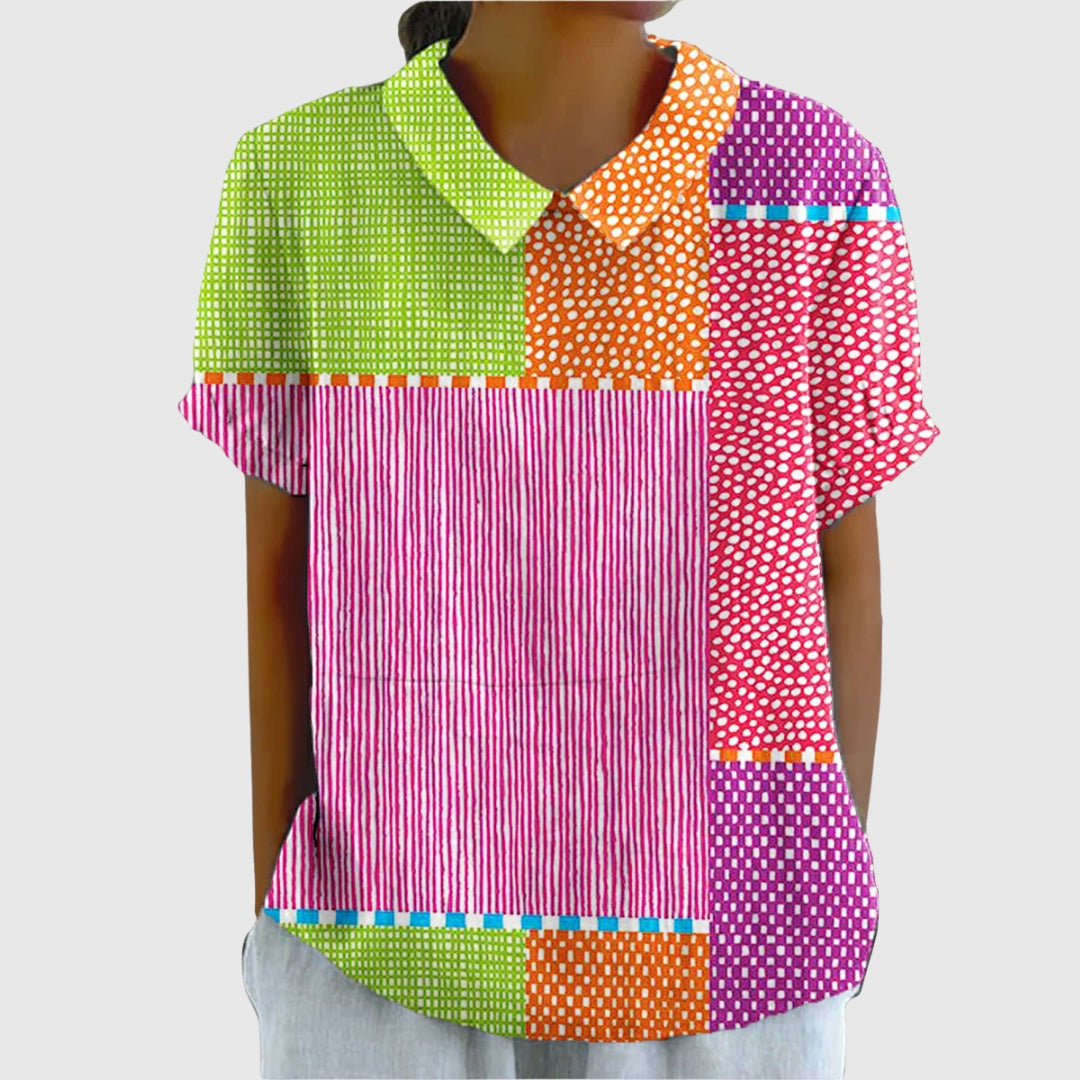 CAMICIA OVERSIZE COLOR BLOCK – IL MIX MODERNO CHE OSA