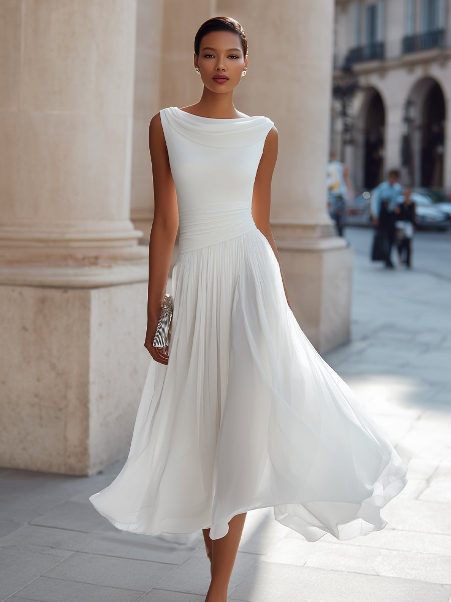 ABITO MIDI DRAPPEGGIATO – L'ELEGANZA RAFFINATA PER I GRANDI GIORNI