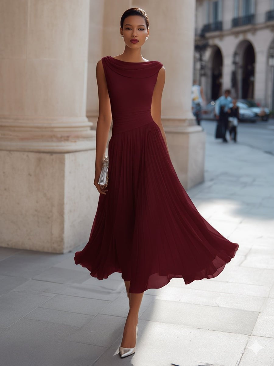 ABITO MIDI DRAPPEGGIATO – L'ELEGANZA RAFFINATA PER I GRANDI GIORNI