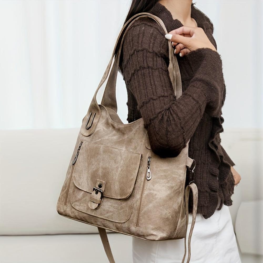 Borsa a Mano Classica con Tracolla Donna