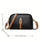 Borsa a Spalla con Texture Lychee Donna